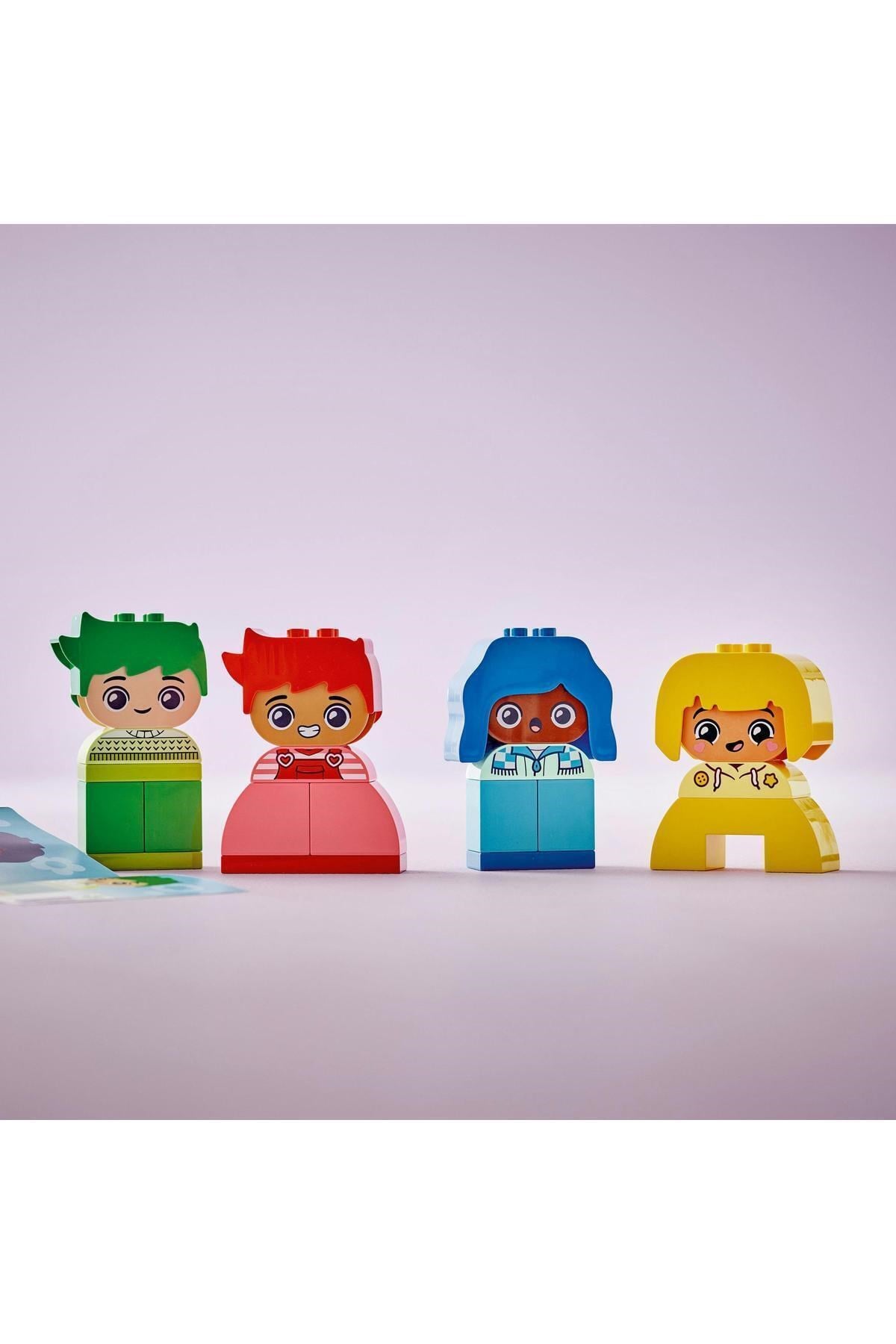 ® DUPLO® İlk Büyük Duygularım 10415 - 1/2 + Çocuklar için Eğitici Oyuncak Yapım Seti (23P)
