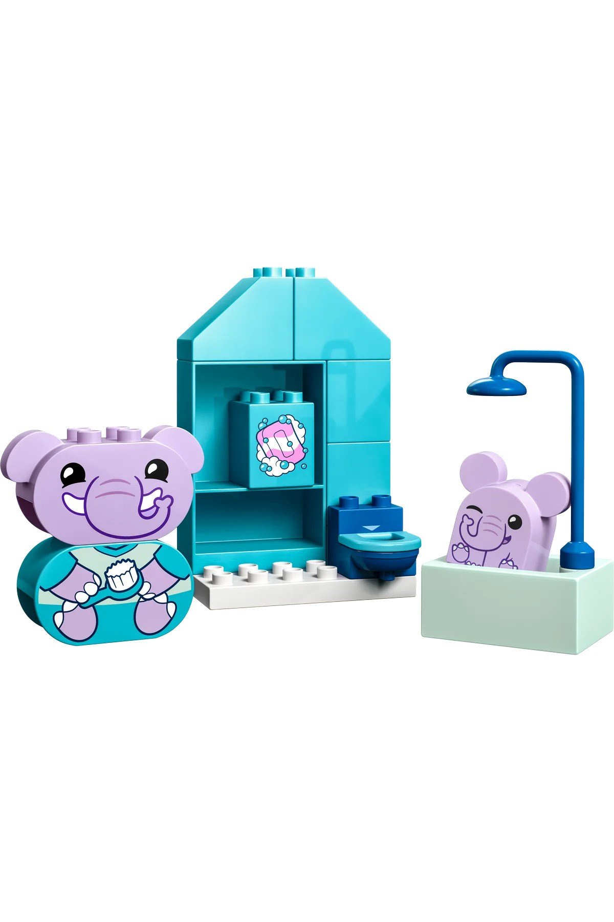 ® DUPLO® İlk Günlük Rutinlerim: Banyo Zamanı 10413 - 1/2 + Eğitici Banyo Oyuncağı Yapım Seti (15P)