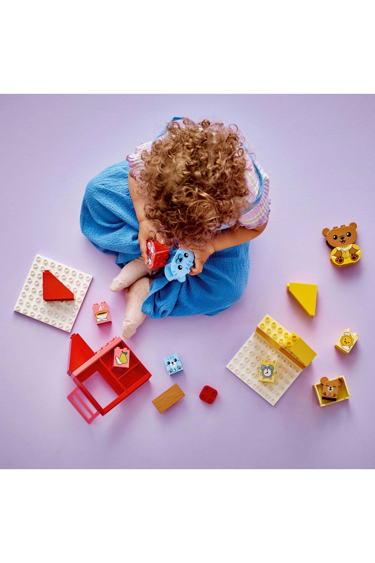 ® DUPLO® İlk Günlük Rutinlerim: Yemek ve Uyku Zamanı 10414 - 1/2+ Oyuncak Yapım Seti (28P)