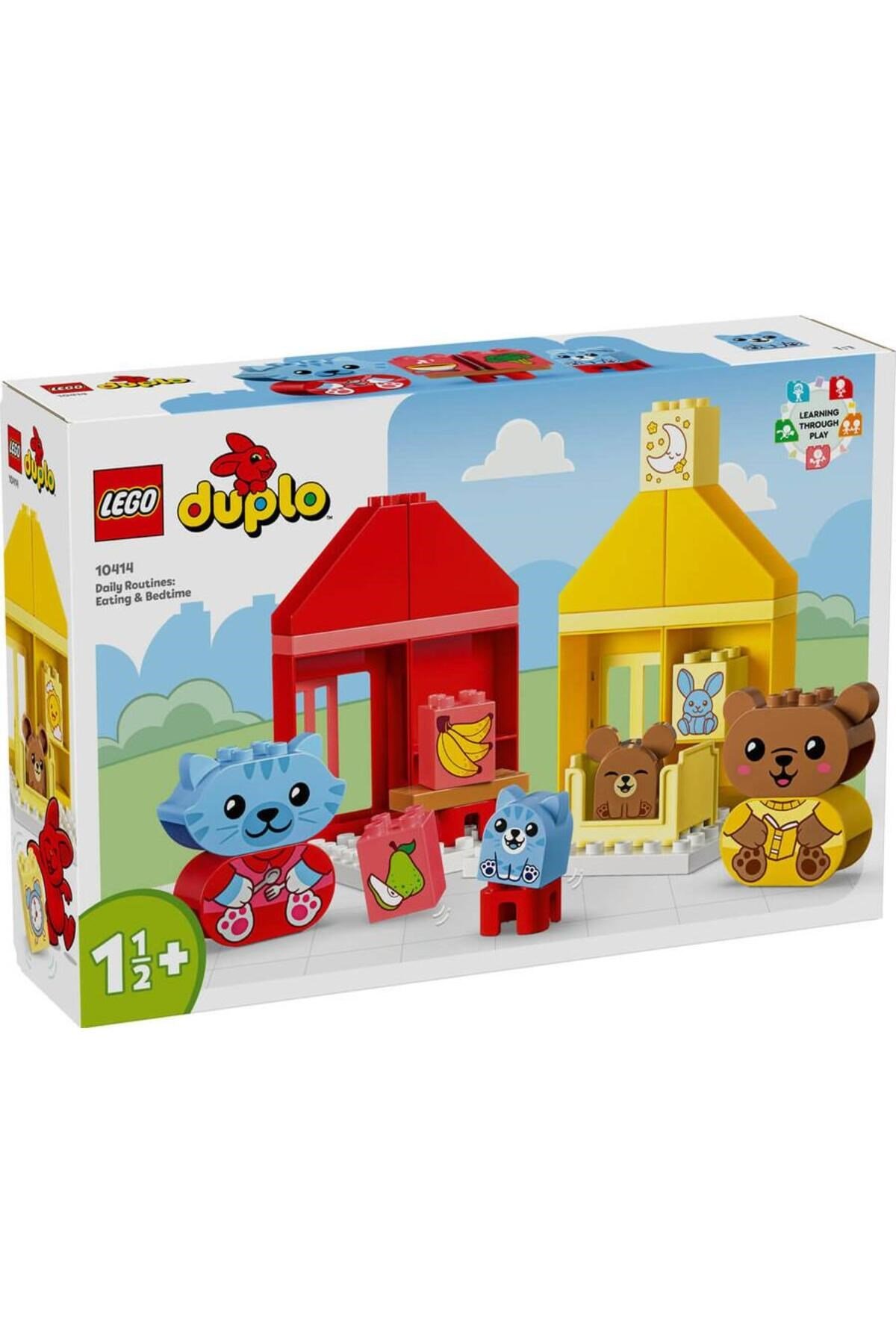 ® DUPLO® İlk Günlük Rutinlerim: Yemek ve Uyku Zamanı 10414 - 1/2+ Oyuncak Yapım Seti (28P)