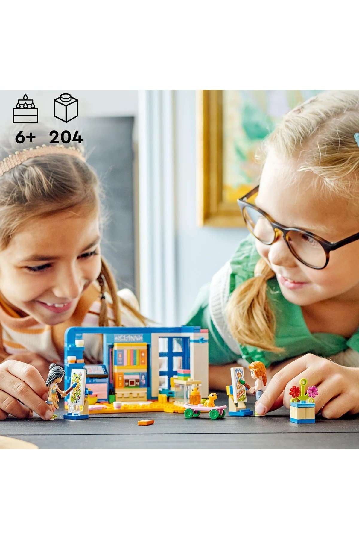 ® Friends Liann'ın Odası 41739 - 6+ Çocuklar için Yaratıcı Oyuncak Yapım Seti (204P)