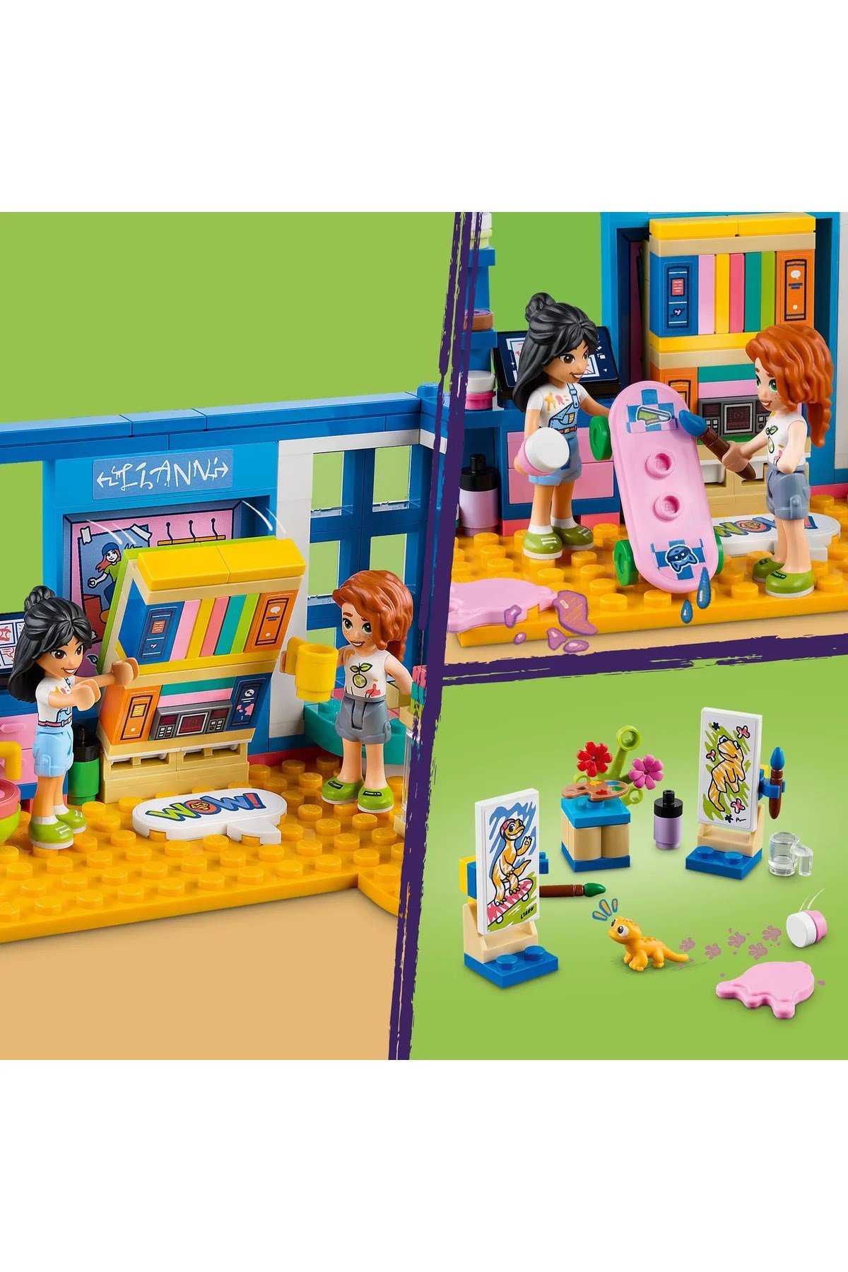 ® Friends Liann'ın Odası 41739 - 6+ Çocuklar için Yaratıcı Oyuncak Yapım Seti (204P)