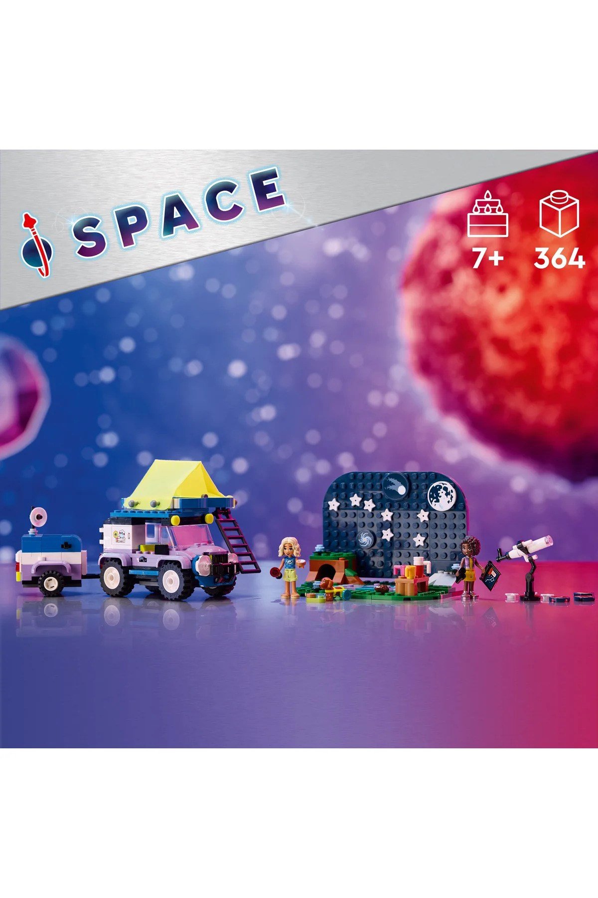 ® Friends Yıldız Gözlemleme Kamp Aracı 42603 - 7+ Çocuklar için Yaratıcı Oyuncak Yapım Seti (364P)