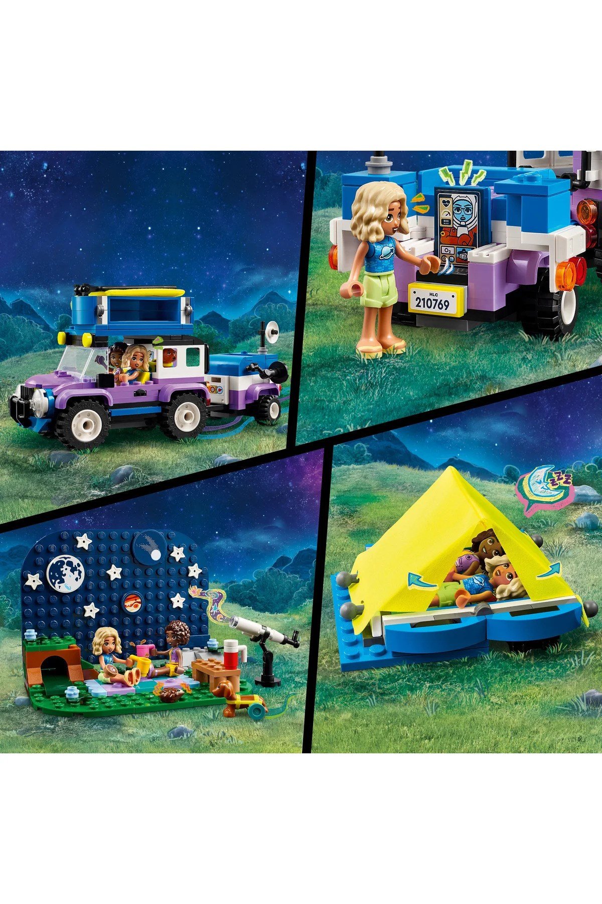 ® Friends Yıldız Gözlemleme Kamp Aracı 42603 - 7+ Çocuklar için Yaratıcı Oyuncak Yapım Seti (364P)