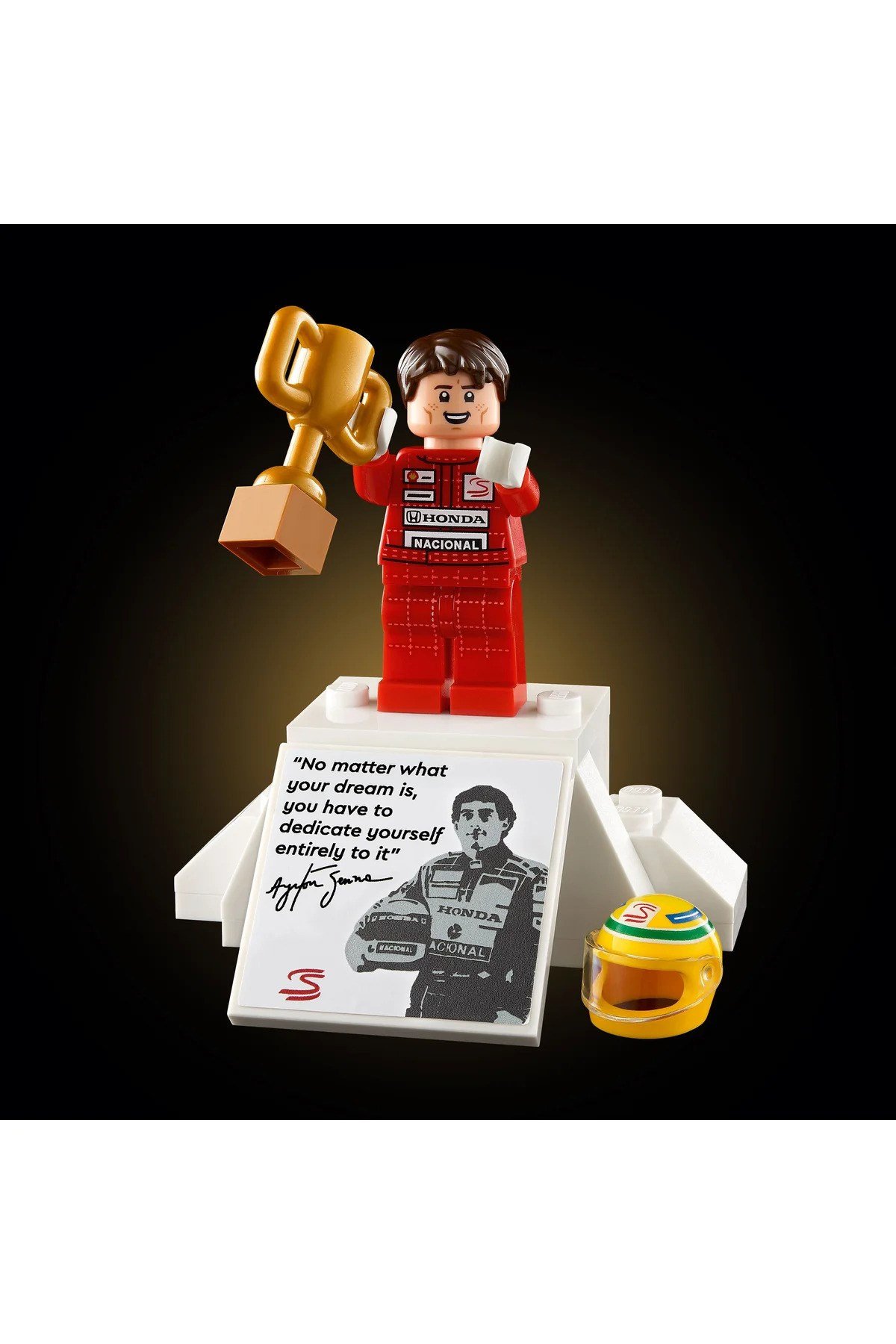 ® Icons McLaren MP4/4 ve Ayrton Senna 10330 -Yetişkinler için Koleksiyonluk Model Yapım Seti (693P)