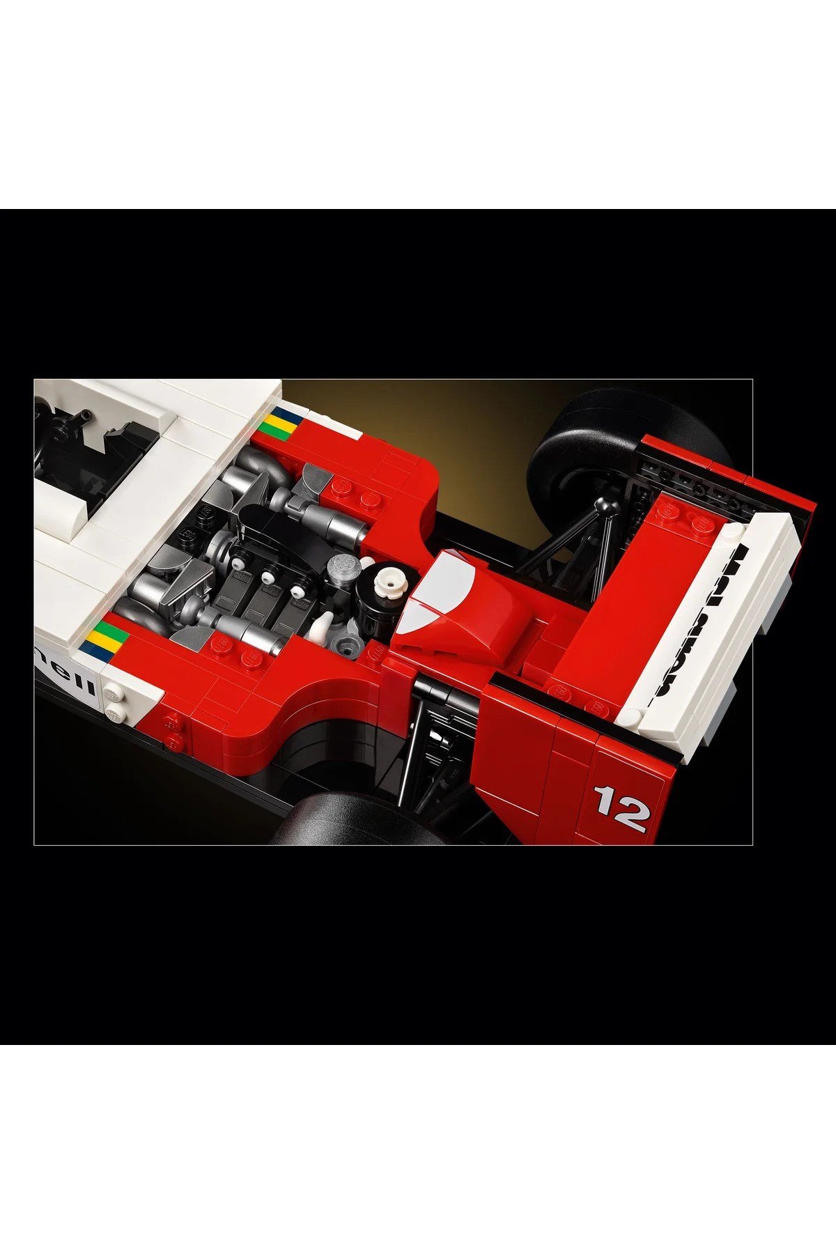 ® Icons McLaren MP4/4 ve Ayrton Senna 10330 -Yetişkinler için Koleksiyonluk Model Yapım Seti (693P)
