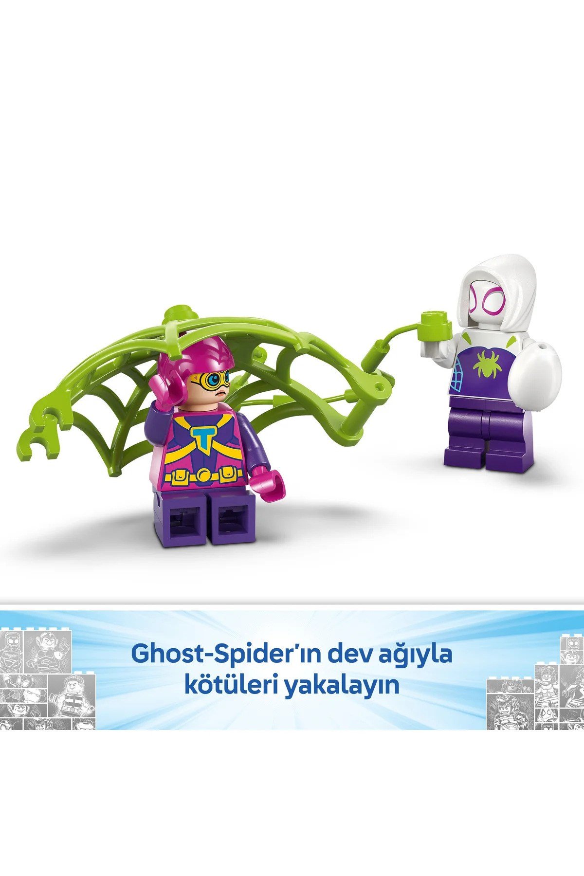 ® Marvel Ağaç Ev Karargahında Spidey ve Gobby'nin Raptor Savaşı 11200 - 4+ Oyuncak Seti (143P)