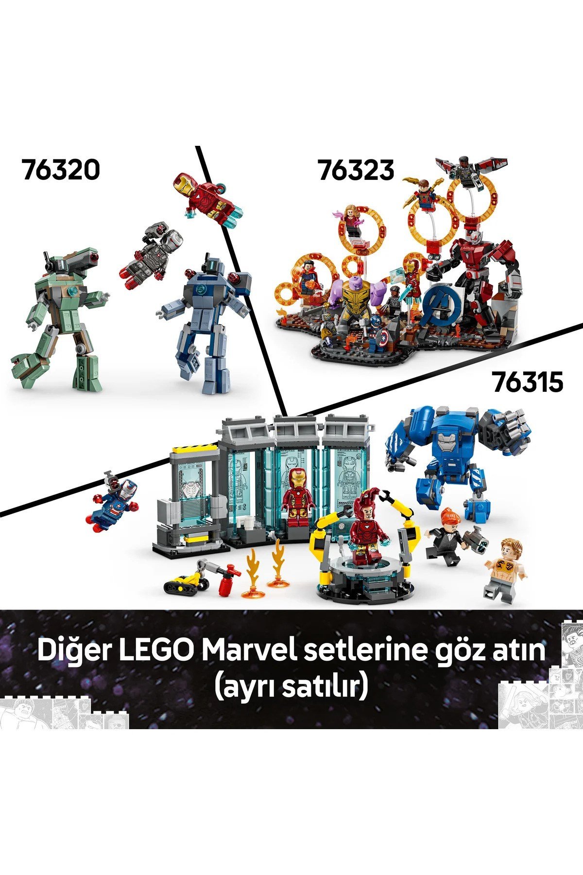 ® ǀ Marvel Avengers: Endgame Thor, Chitauri'ye Karşı 76322 – 8+ Çocuklar için Oyuncak Seti (373p)