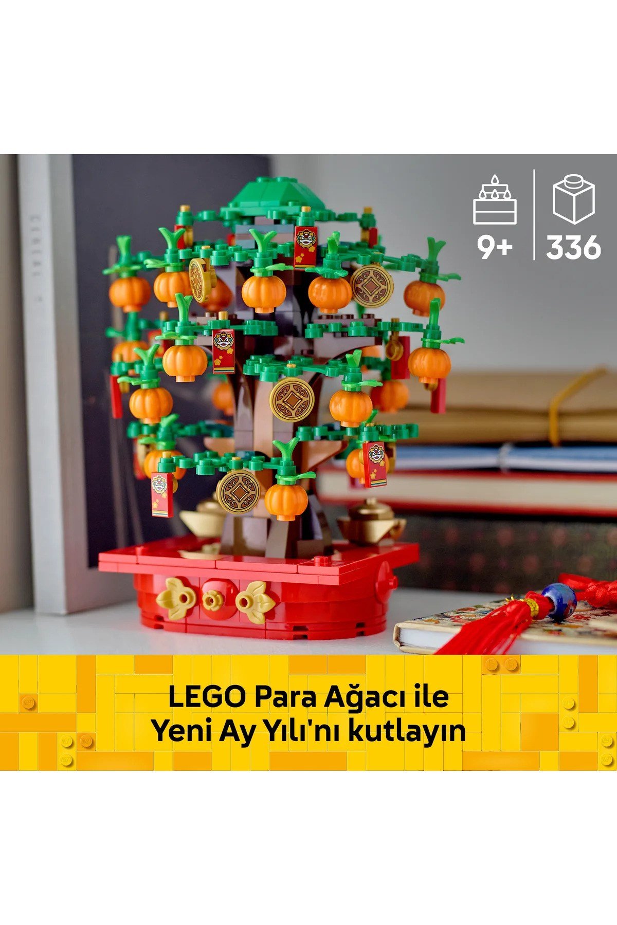 ® Para Ağacı 40648 - 9+ Çocuklar için Yeni Ay Yılı Temalı Oyuncak Yapım Seti (336P)