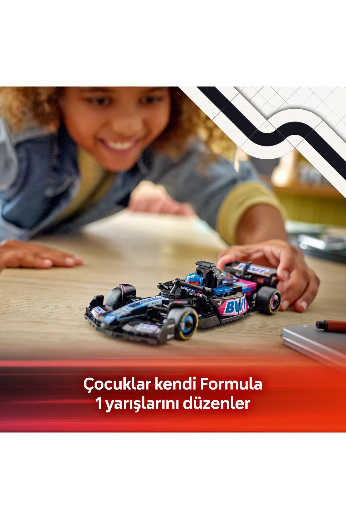 ® Speed Champions BWT Alpine F1® Team A524 Yarış Arabası 77248 - 10+ Oyuncak Yapım Seti (258P)
