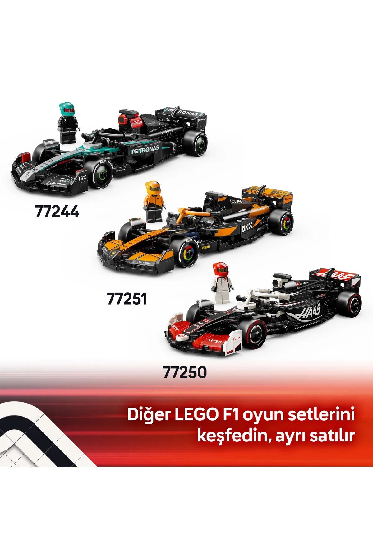 ® Speed Champions BWT Alpine F1® Team A524 Yarış Arabası 77248 - 10+ Oyuncak Yapım Seti (258P)