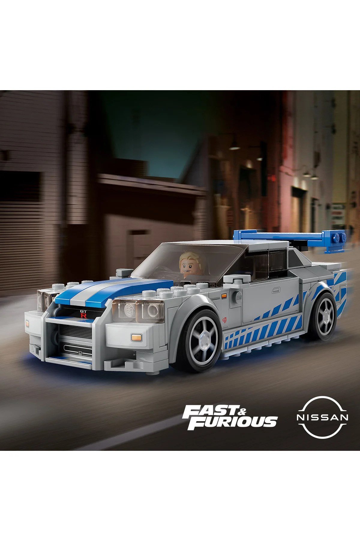 ® Speed Champions Daha Hızlı Daha Öfkeli Nissan Skyline GT-R (R34) 76917 - 9+ Yapım Seti (319P)
