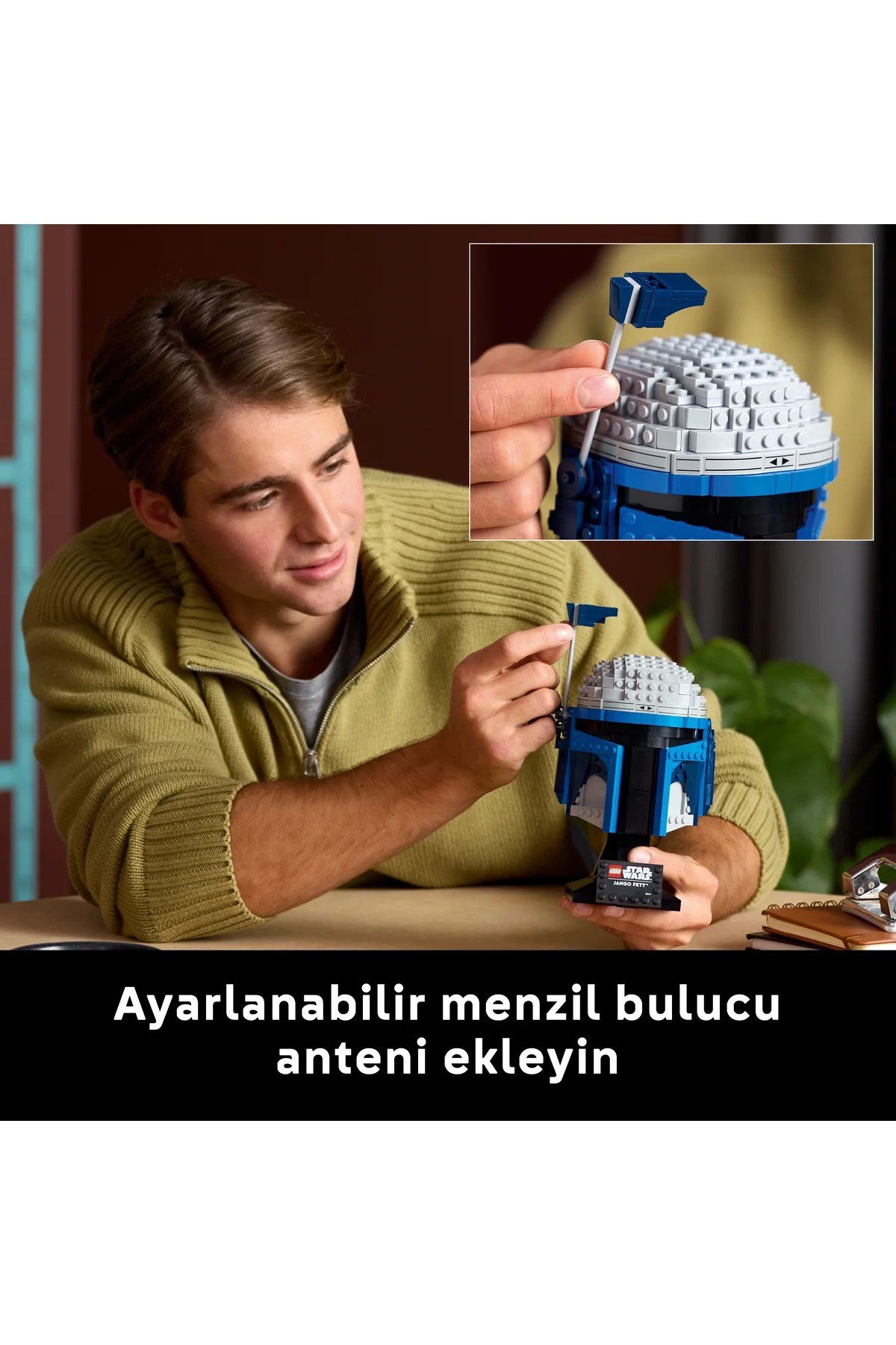 ® Star Wars: Klonların Saldırısı Jango Fett™ Kaskı 75408 - Yetişkinler için Model Yapım Seti (616P)
