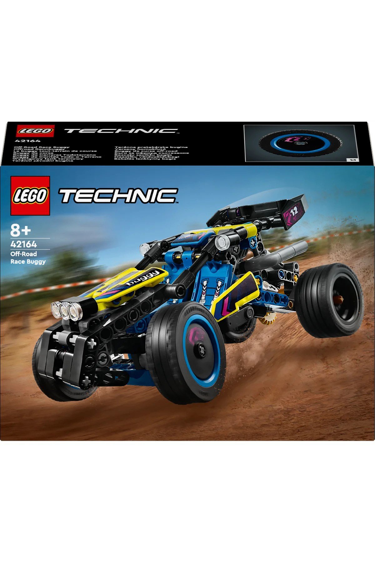 ® Technic Arazi Yarışı Arabası 42164 - 8+ Çocuklar için Oyuncak Yapım Seti (219P)