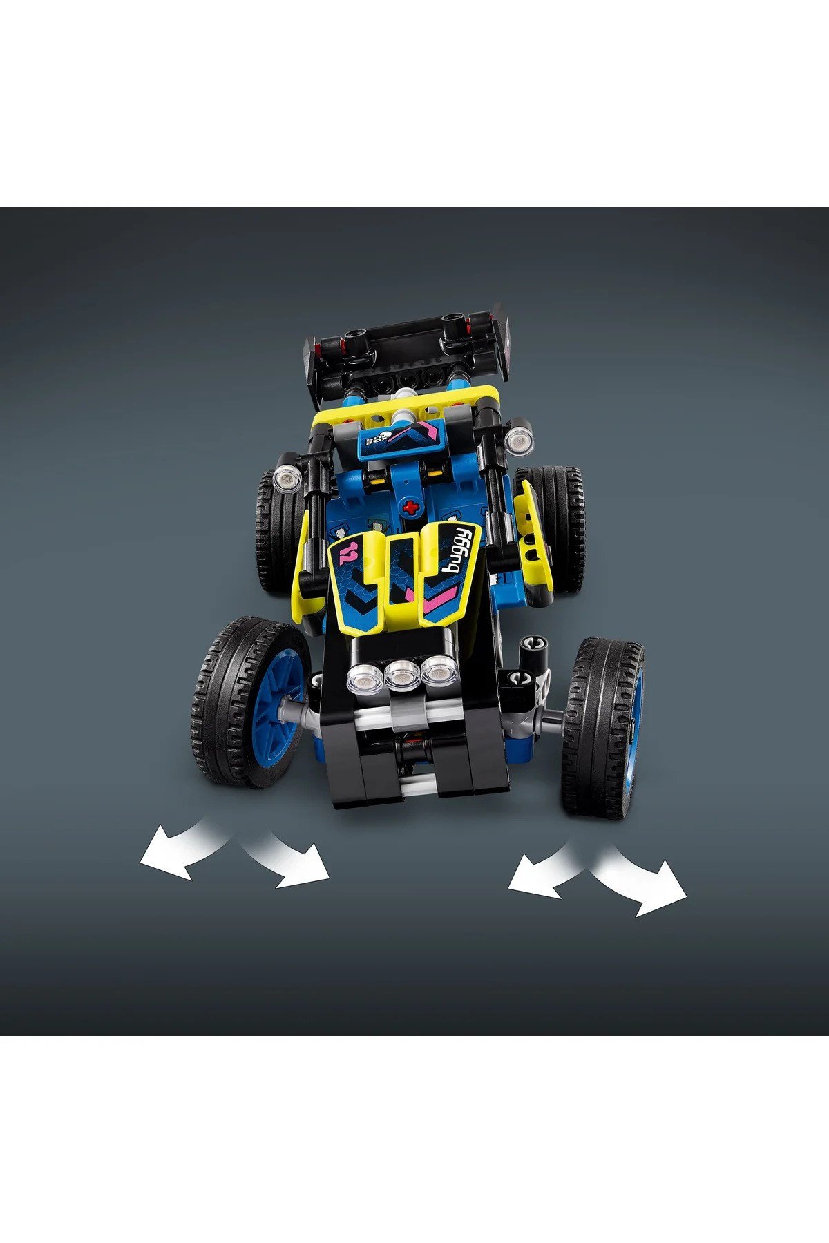 ® Technic Arazi Yarışı Arabası 42164 - 8+ Çocuklar için Oyuncak Yapım Seti (219P)