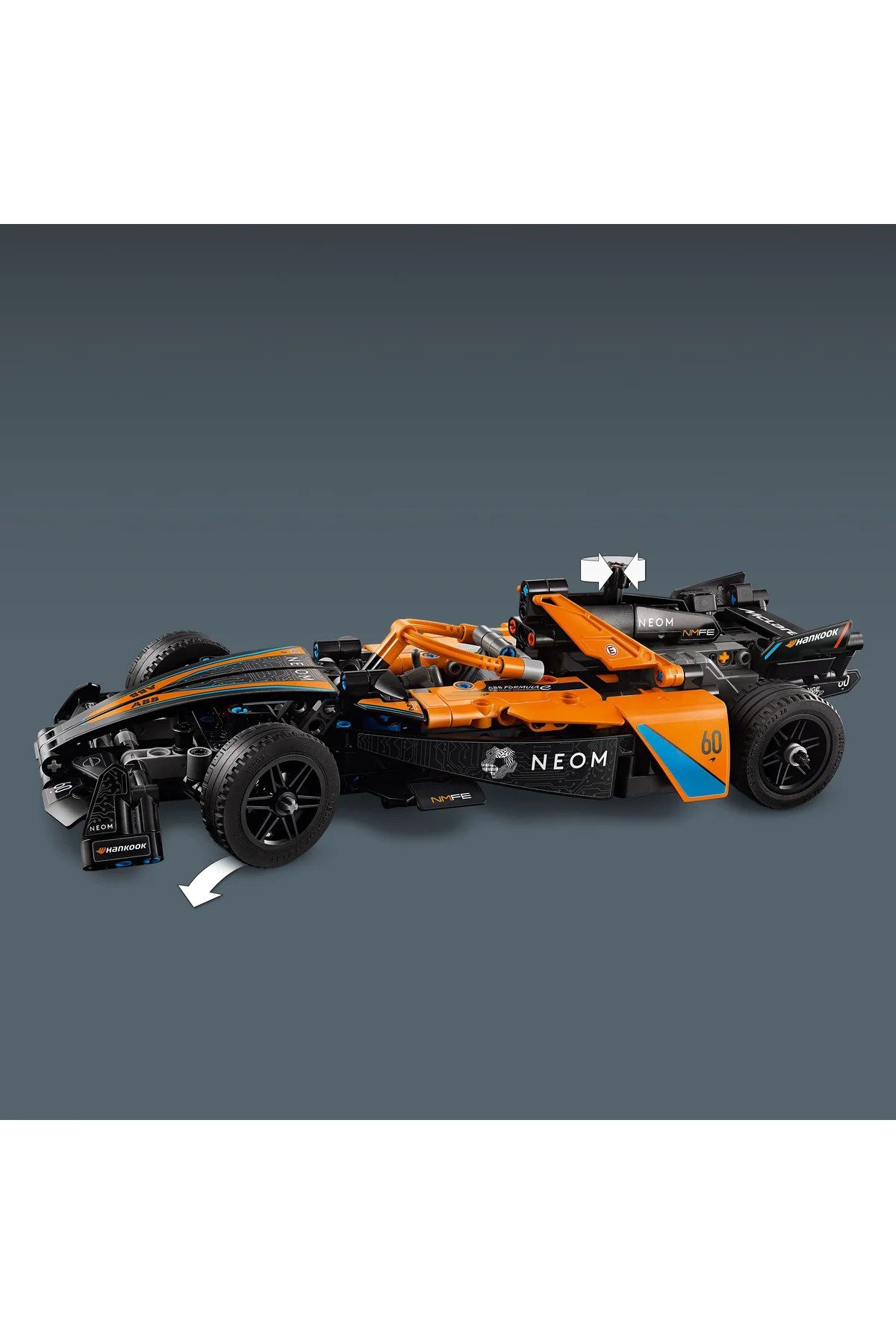 ® Technic NEOM McLaren Formula E Yarış Arabası 42169 - 9+ Yarış Arabası Model Yapım Seti (452P)