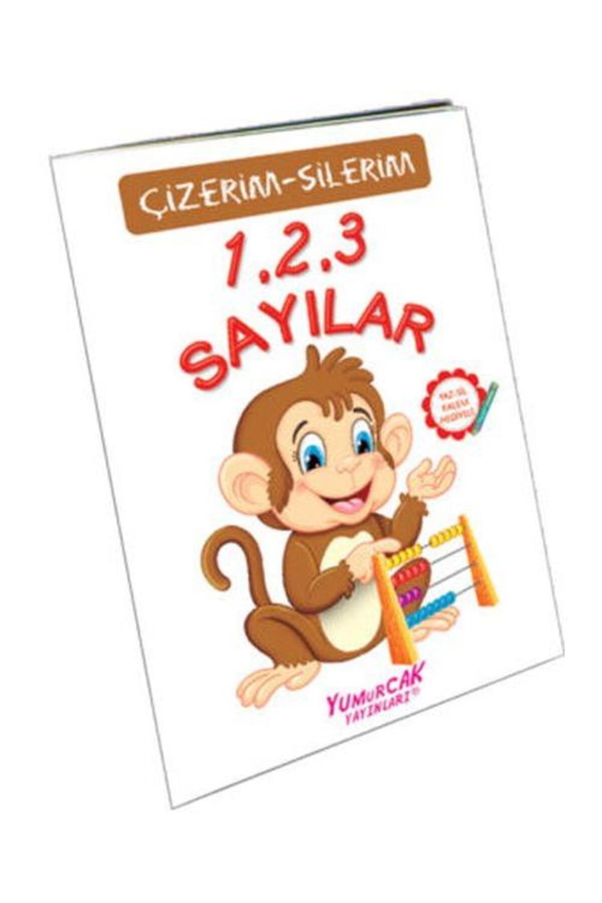 123 Sayılar (Çizerim-Silerim) - Kalem Hediyeli