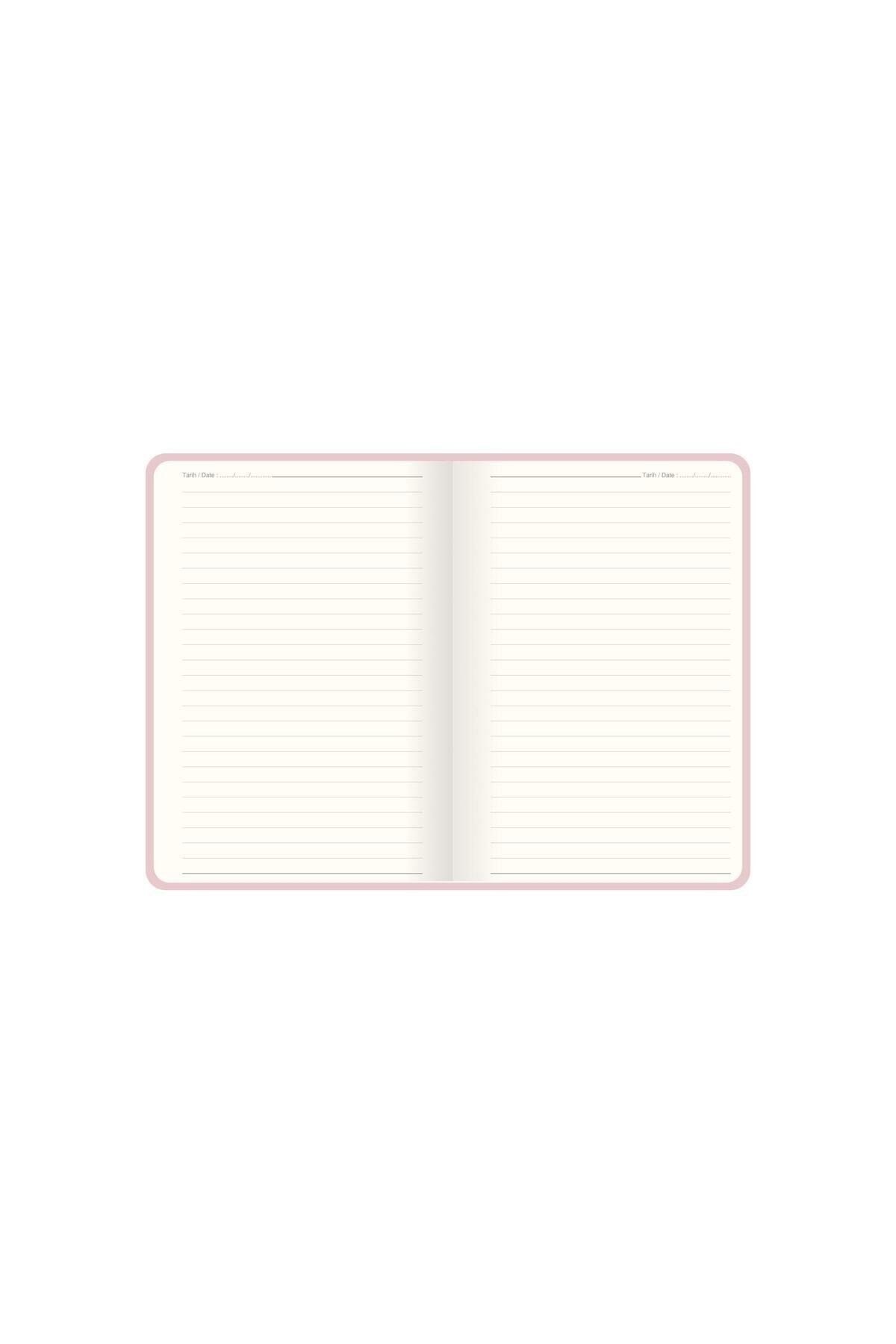 13x21 Çizgili Premier Defter - Pembe