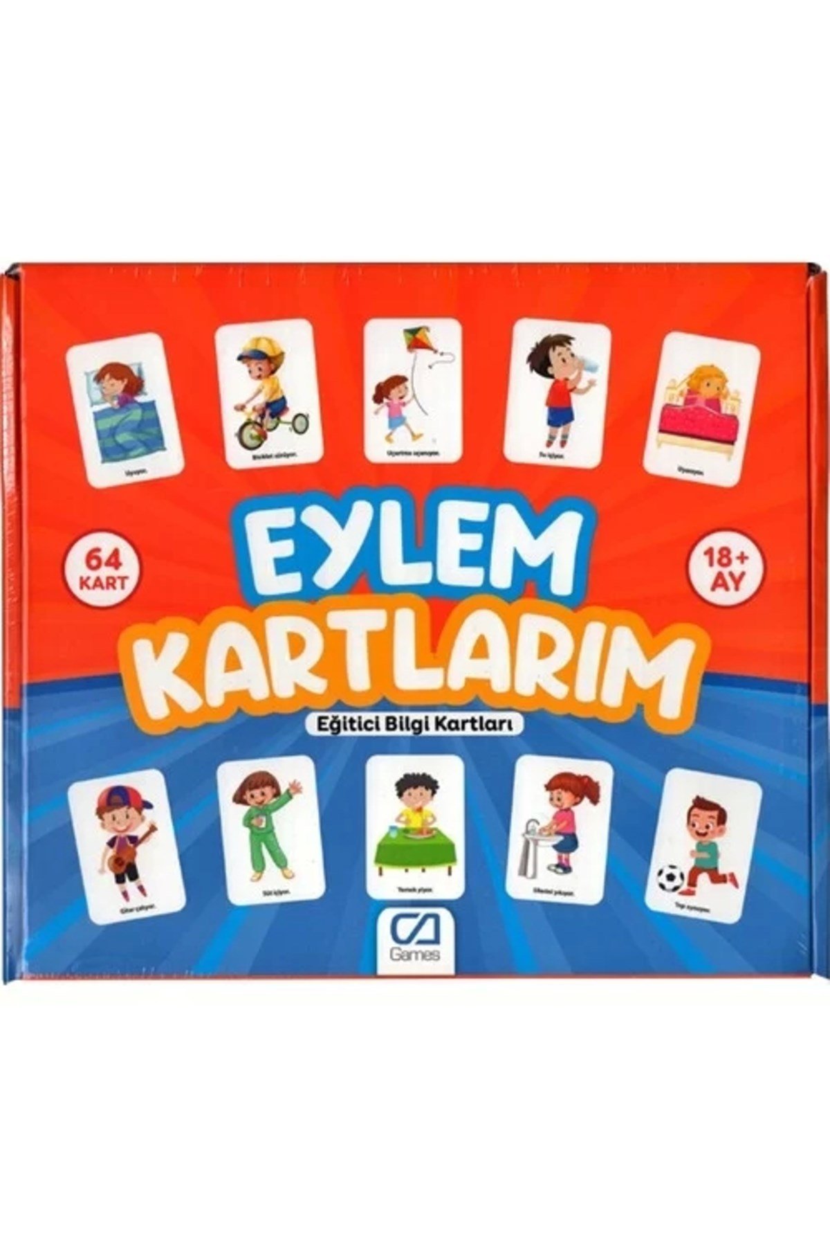 18 Ay Eylem Kartlarım Eğitici Bilgi Kartları Ca5174