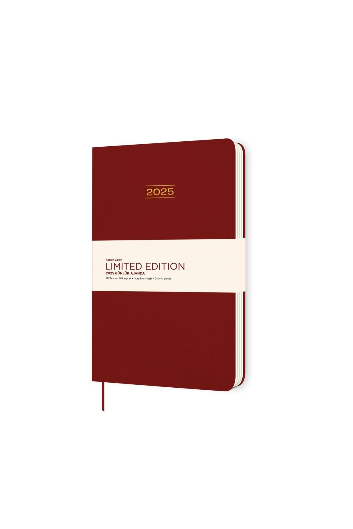 2025-17*24 Ciltli Limited Edition Günlük Ajanda - Kırmızı