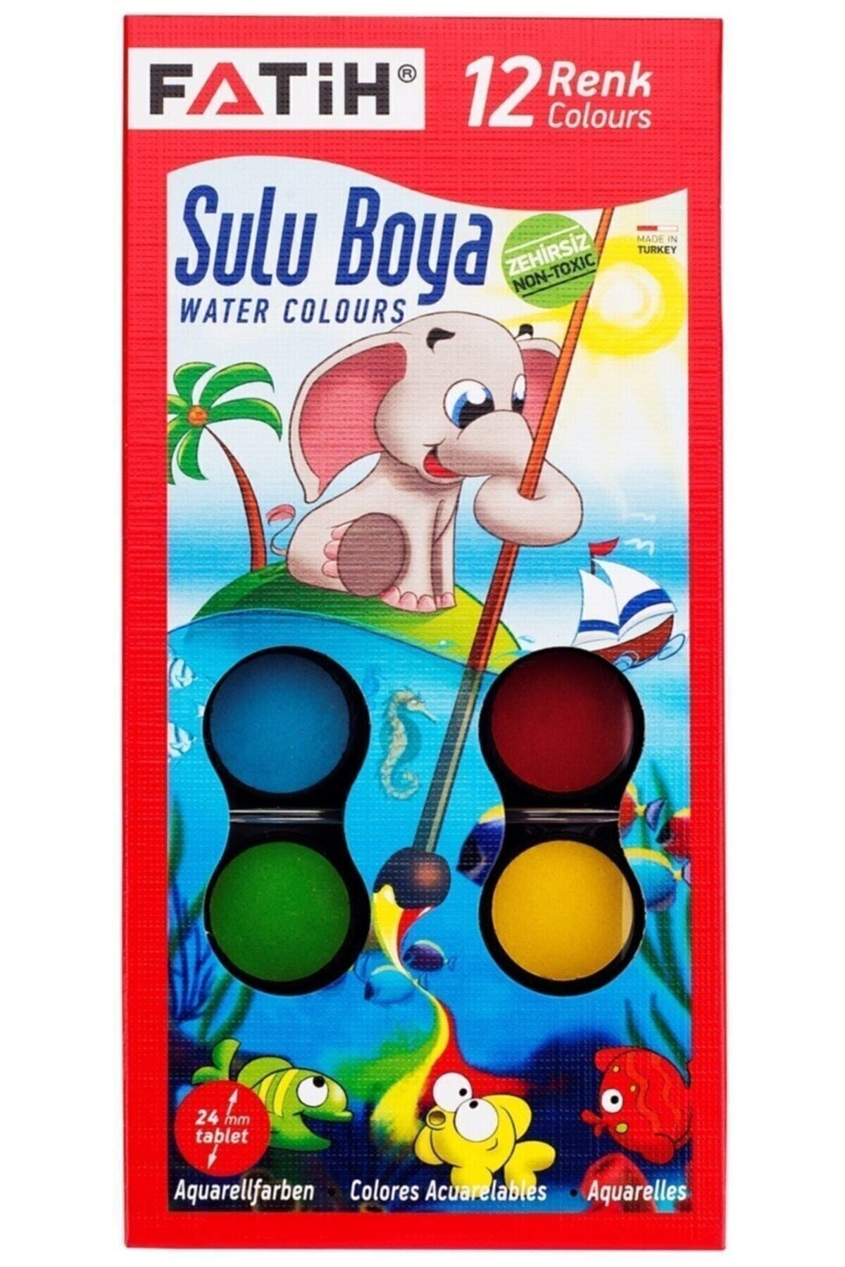 3 Lü Boya Kırtasiye Seti (Kuru+sulu+pastel Boya)