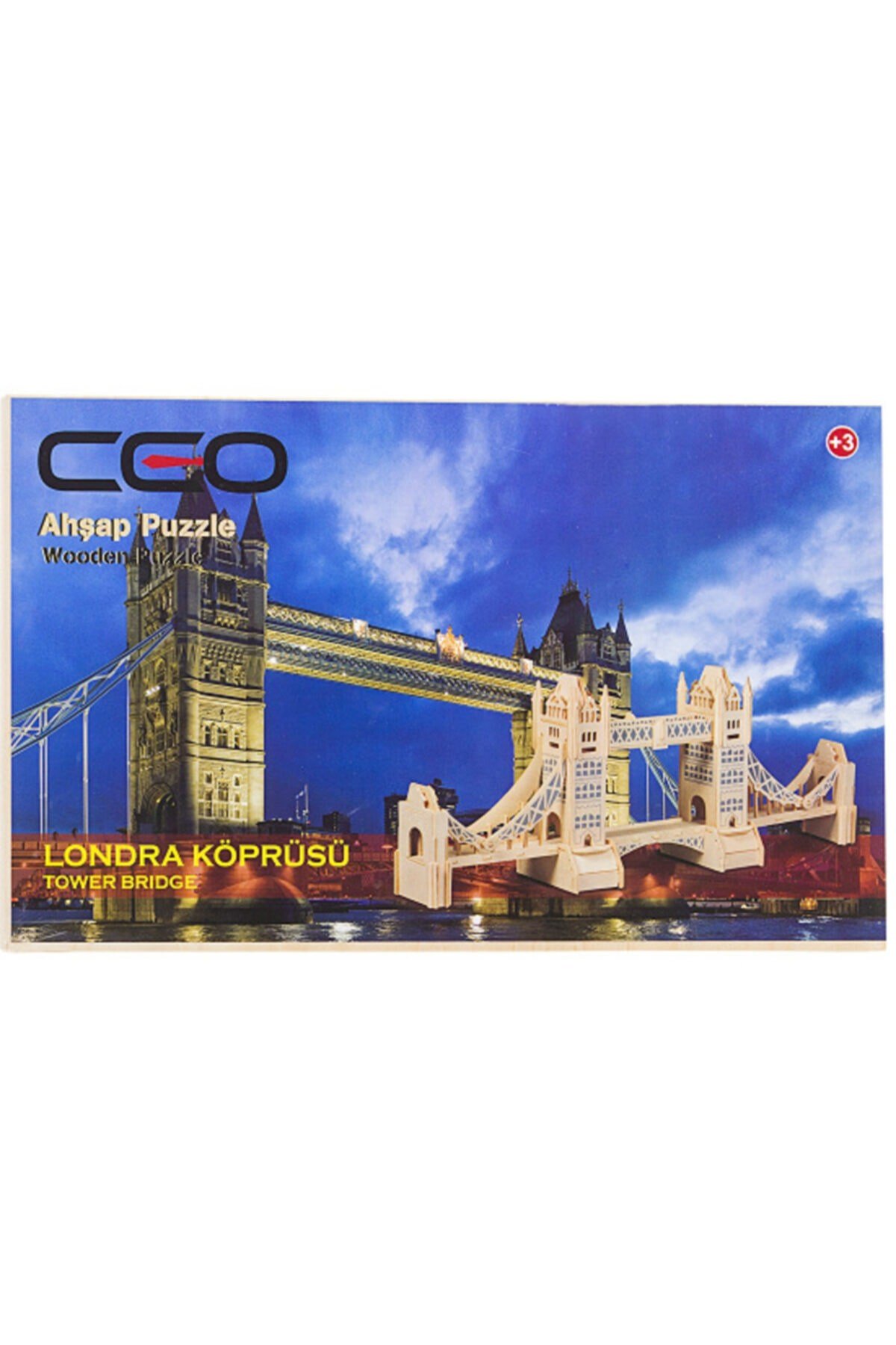 3d Ahşap Puzzle Londra Köprüsü