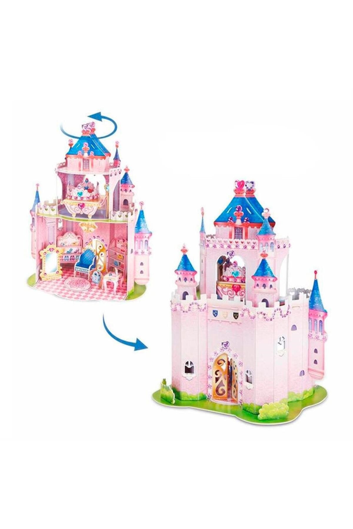 3d Prenses Gizli Bahçe Şatosu 92 Parça Puzzle E1623h