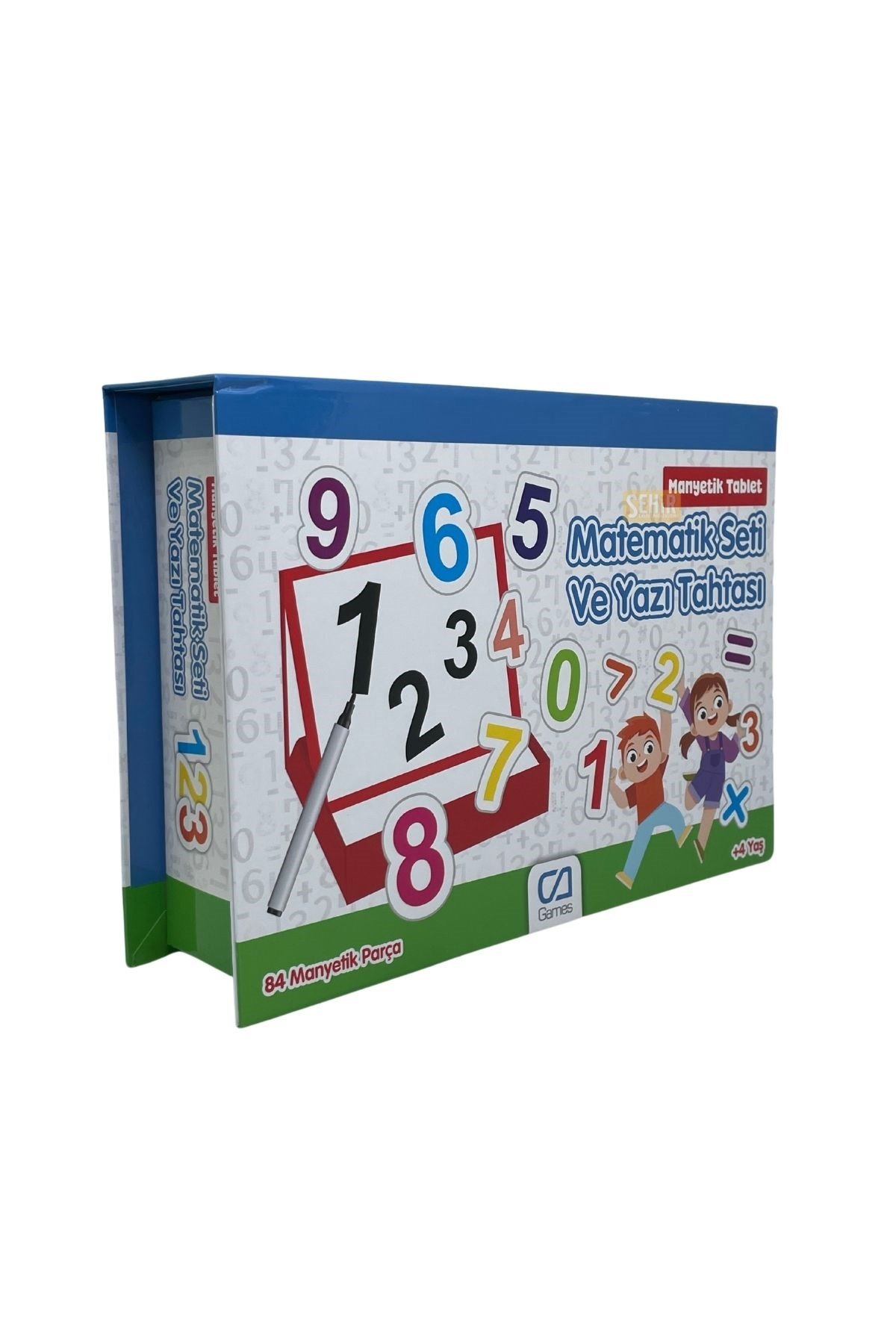 4+ Yaş 84 Parça Manyetik Tablet Matematik Seti ve Yazı Tahtası Eğitici ve Öğretici Aktivite Oyunu