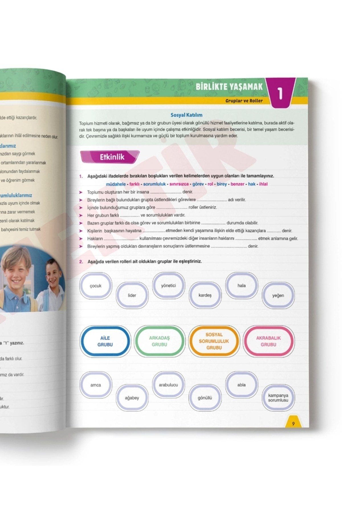 5.sınıf SOSYAL BİLGİLER Etkileşimli Defter