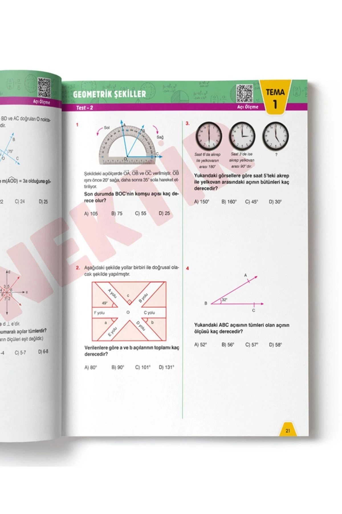 5.sınıf MATEMATİK Etkileşimli Defter