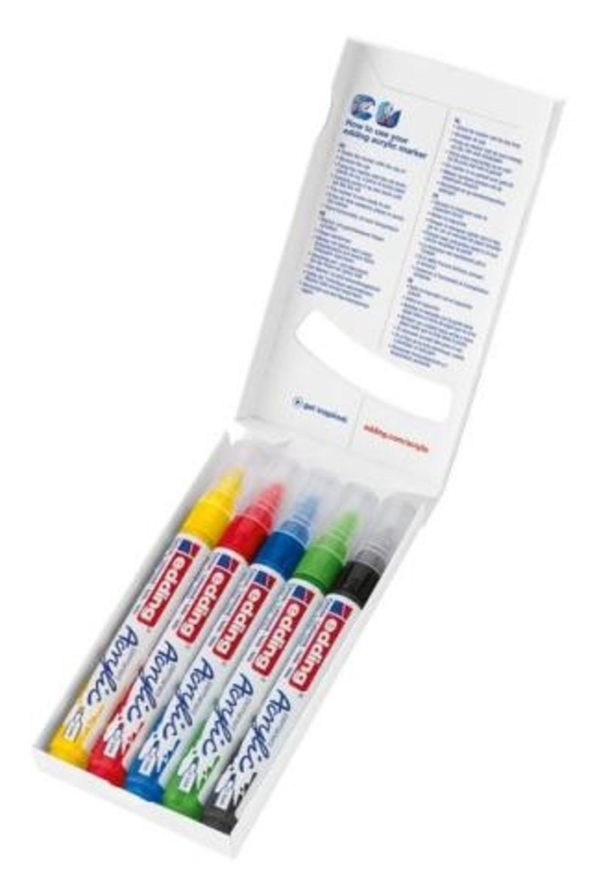5100 Orta Uçlu Akrilik Markör 5 Li Set