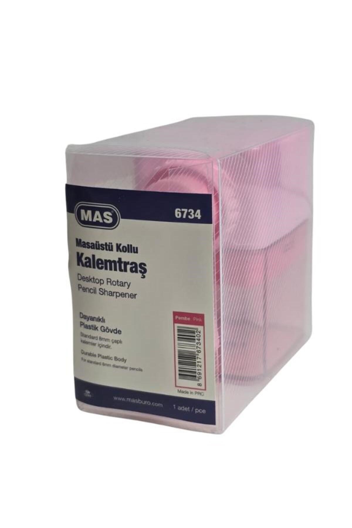 6734 Masaüstü Kollu Kalemtraş - Pembe