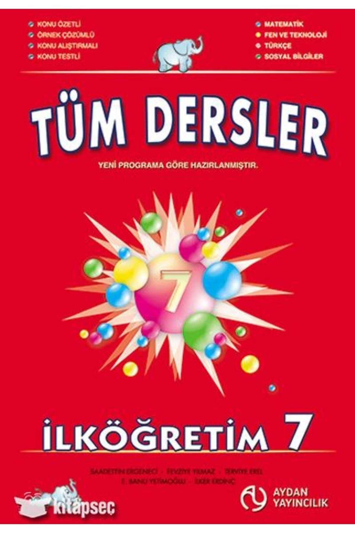 7.sınıf Tüm Dersler Konu Anlatım - Aydan Yayınları