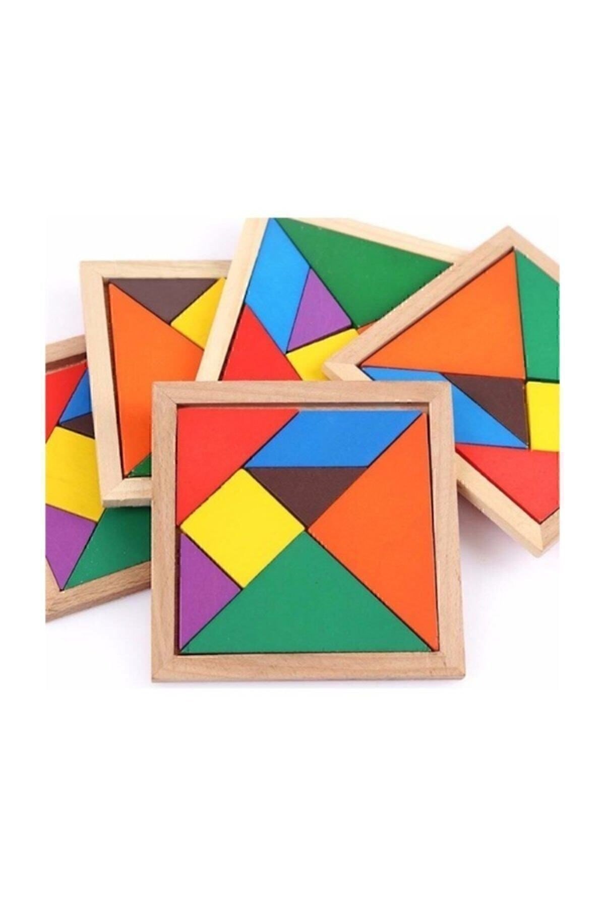 Ahşap Tangram Oyuncak 1 Adet