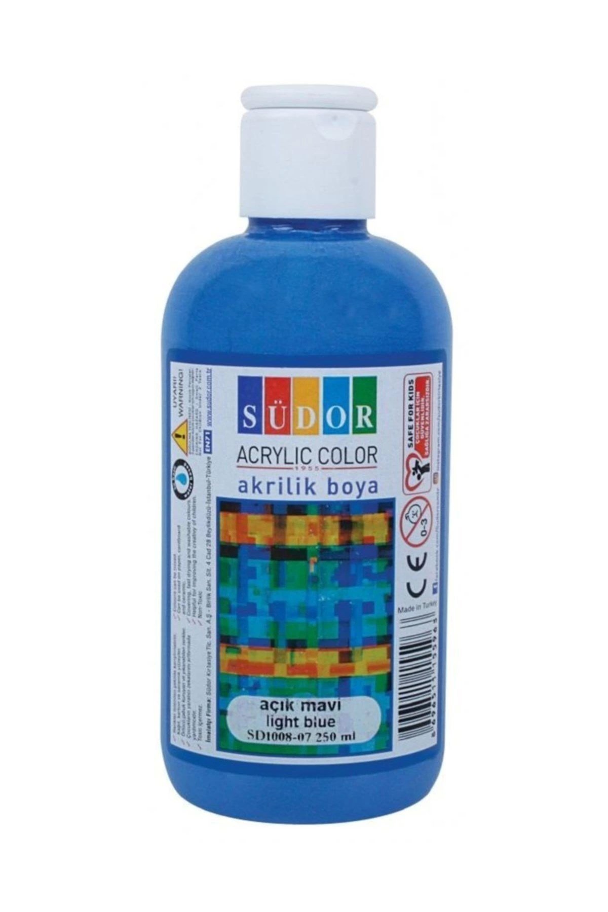 Akrilik Boya 250 Ml Açık Mavi