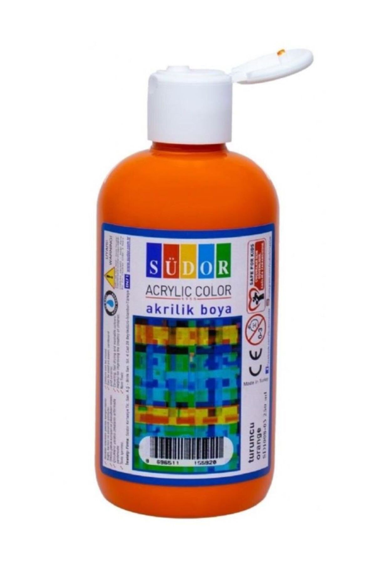 AKRİLİK BOYA 250 ML TURUNCU SD1008-03 ( 1 ADET FİYATIDIR)