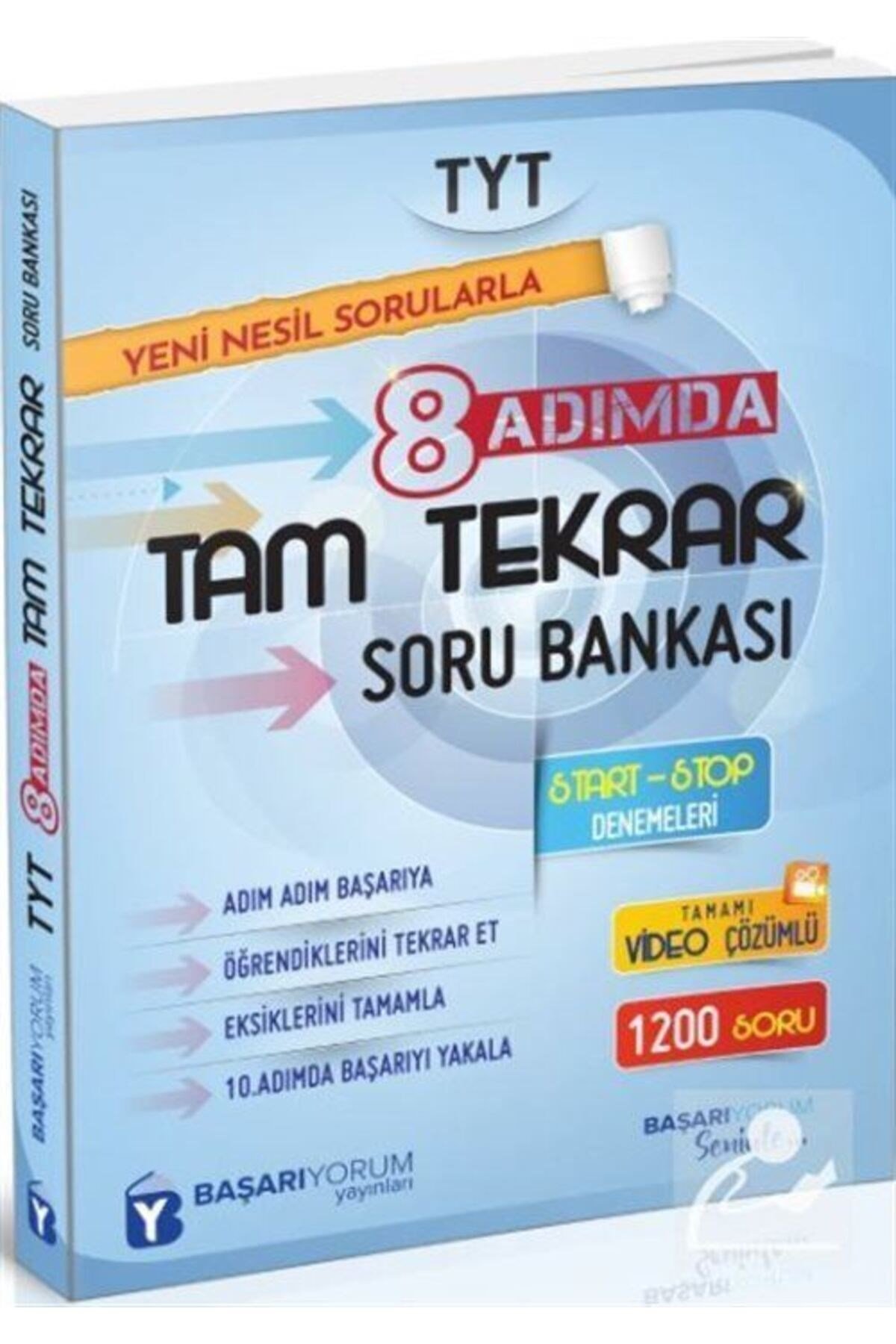 Başarıyorum Yayınları Tyt 8 Adımda Tam Tekrar Soru Bankası