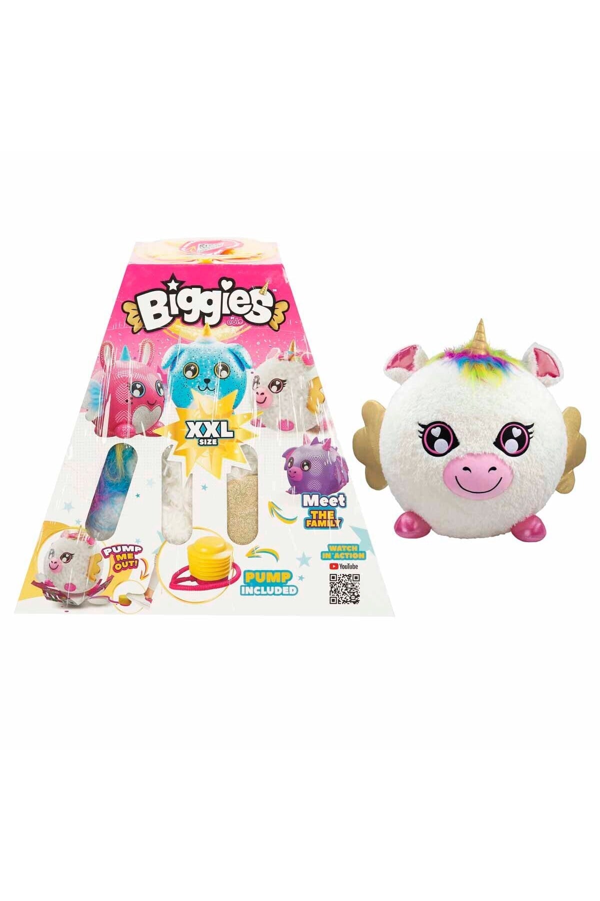 Biggies Şişme Peluş Unicorn XXL