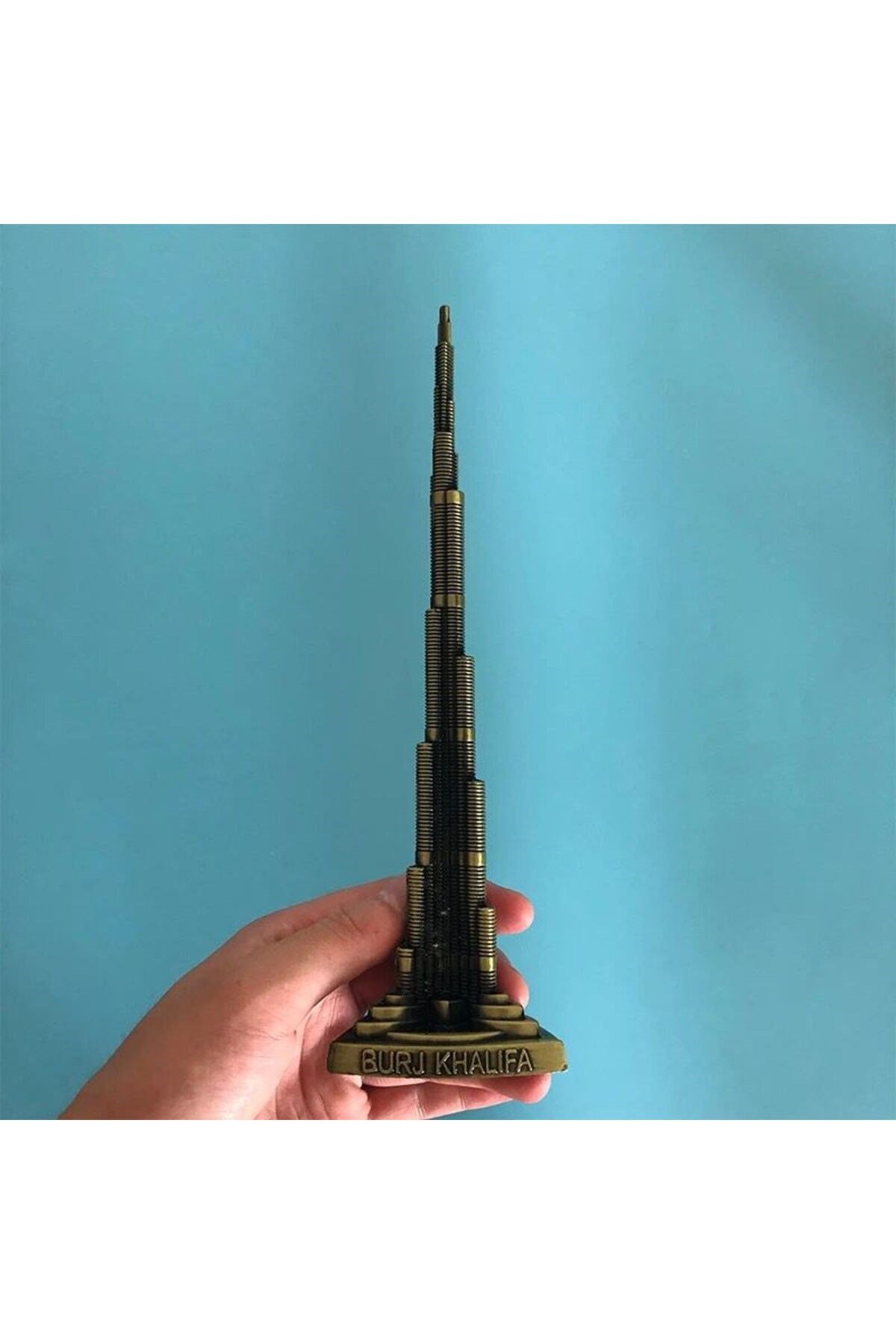 Burj Khalifa Metal Biblo