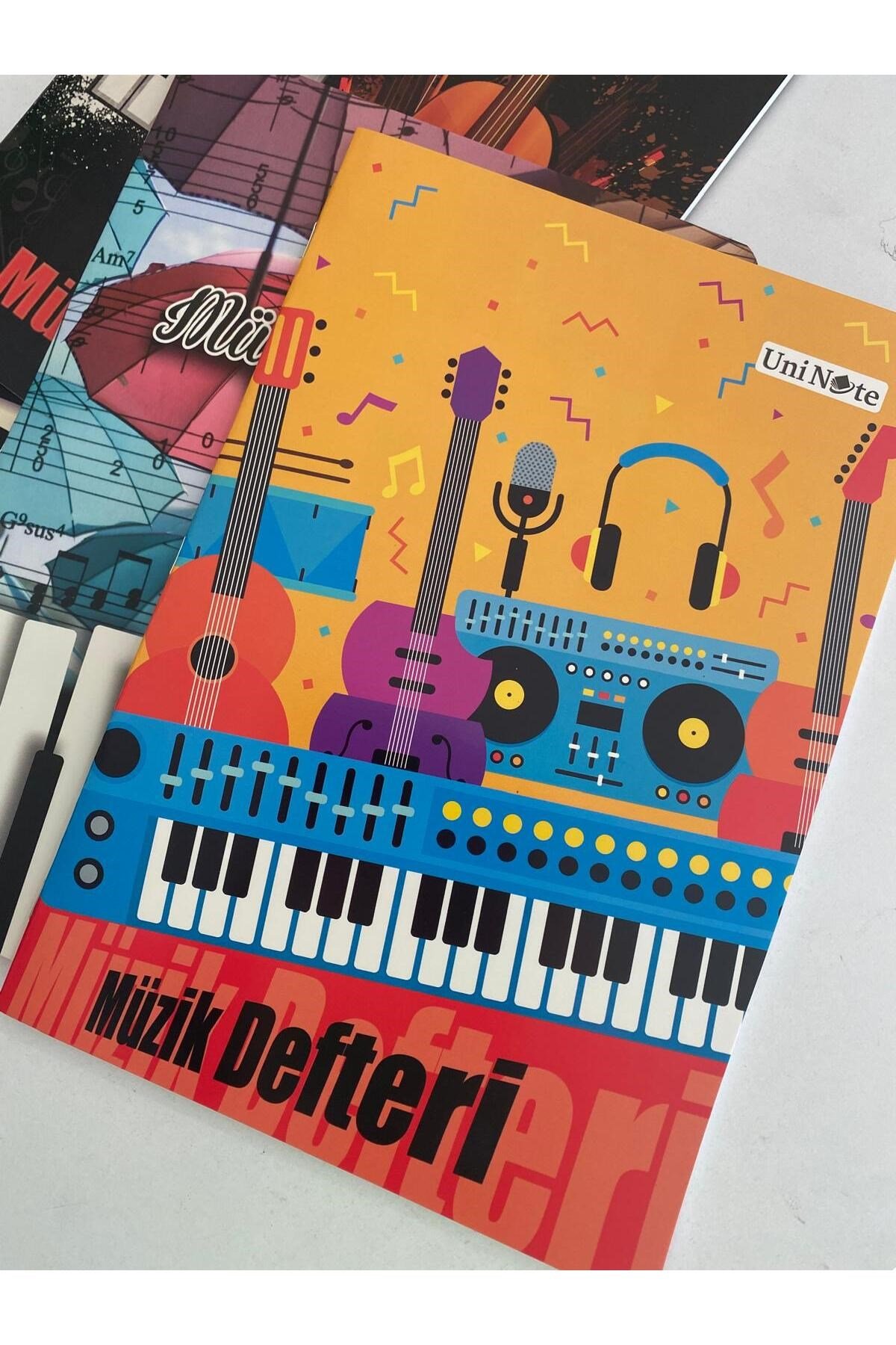 Büyük Boy 30 Yaprak 2 Adet Müzik Defteri