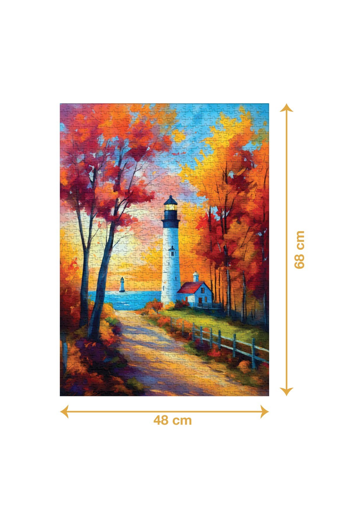 C&A Games Deniz Feneri 1000 Parça Puzzle