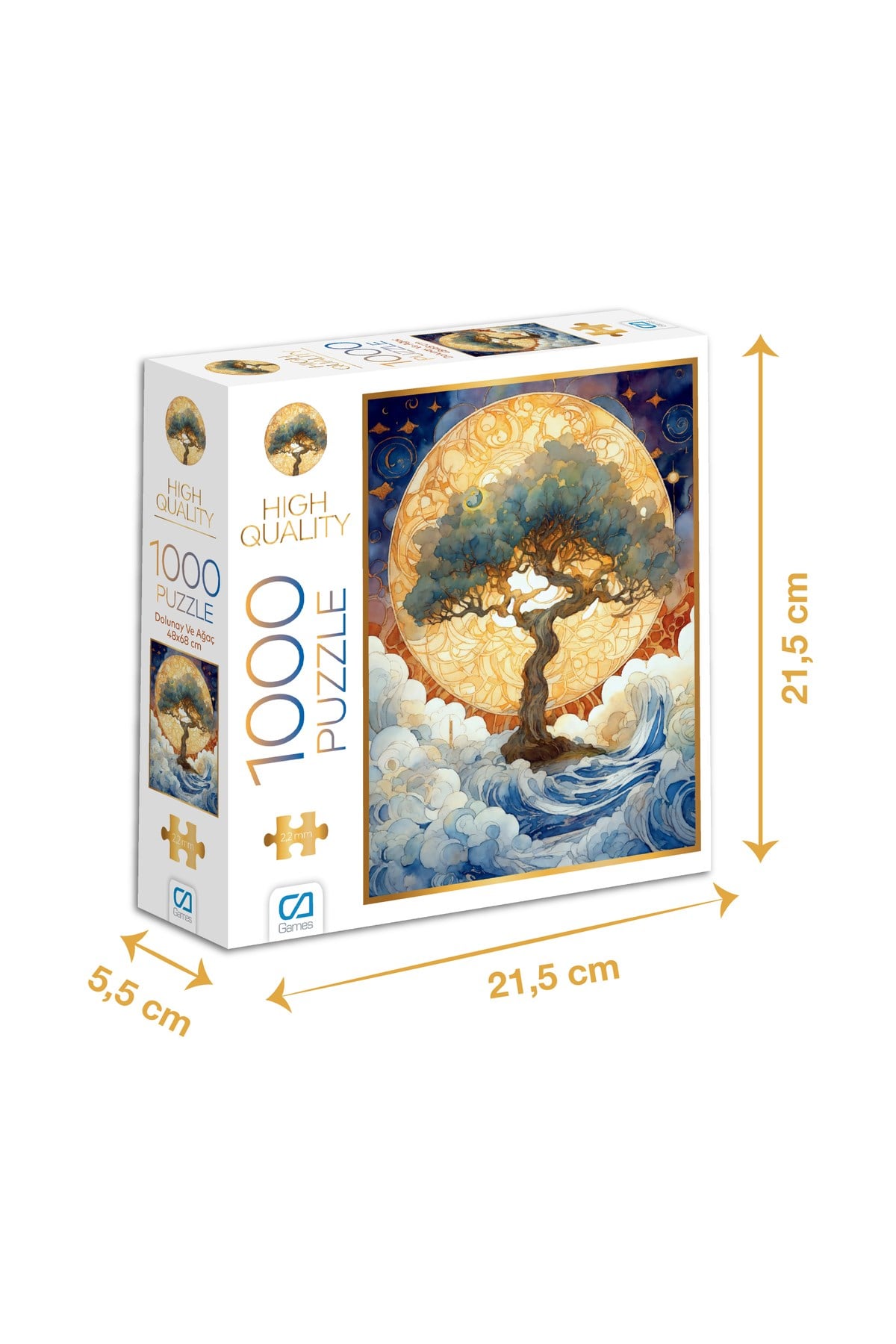 C&A Games Dolunay ve Ağaç 1000 Parça Puzzle