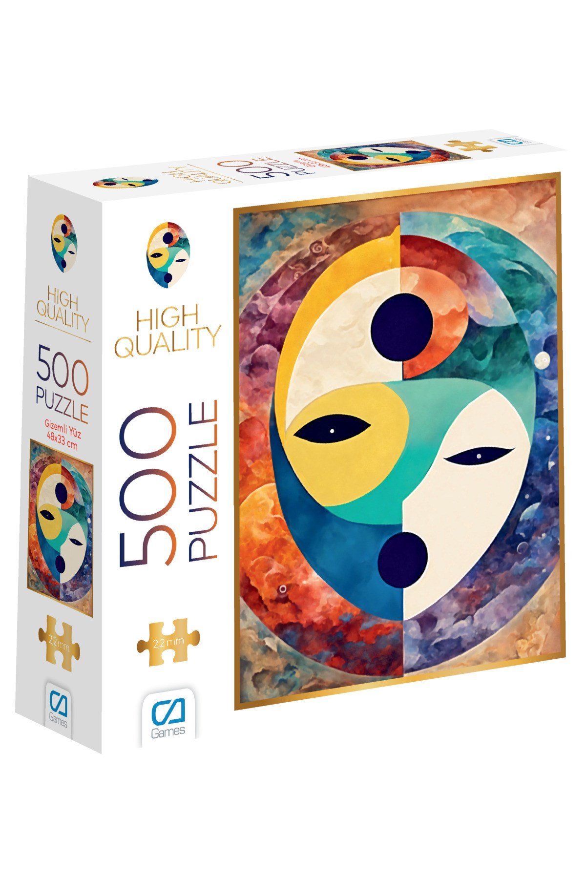 C&A Games Gizemli Yüz 500 Parça Puzzle