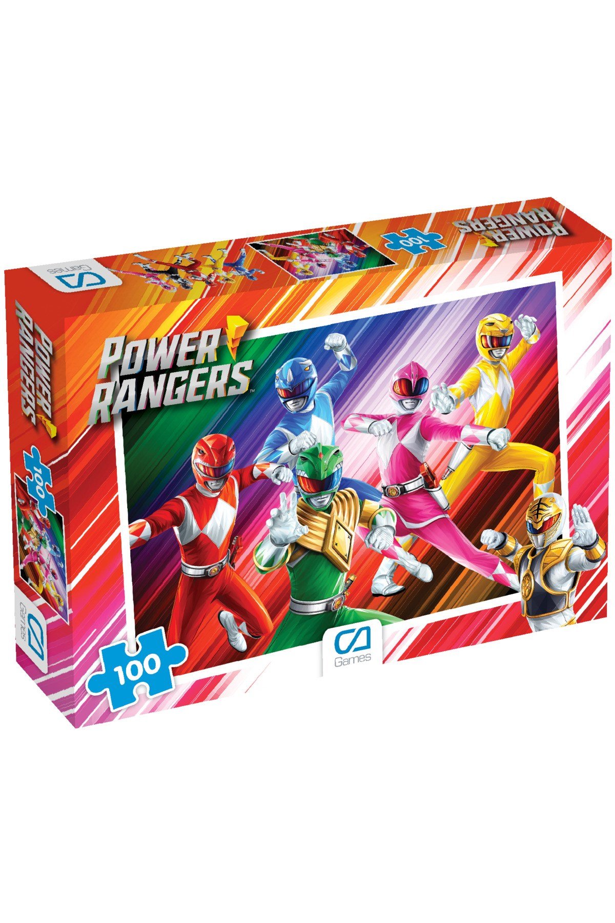 CA GAMES POWERRANGERS PUZZLE 100