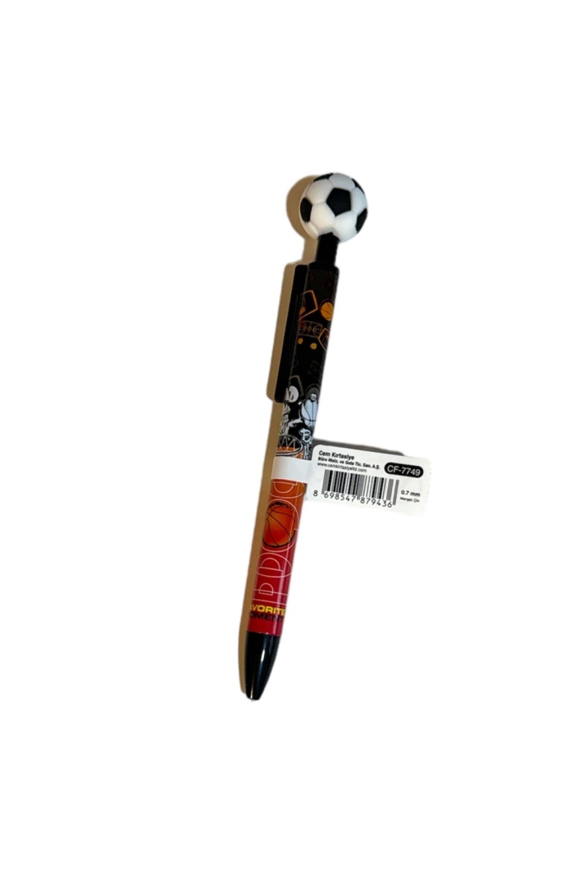 CEM DOLPHIN DLP-CF-7749 FUTBOL TOPU BAŞLIKLI VERSATİL KALEM 0.7mm.