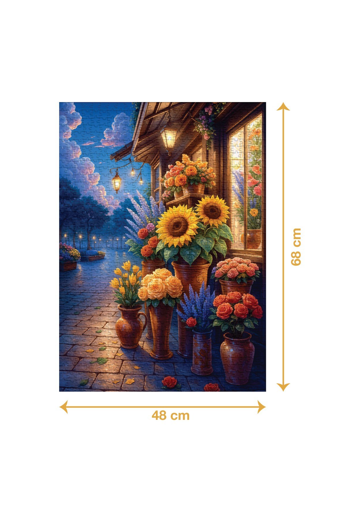 ÇİÇEKÇİ DÜKKANI PUZZLE 1000 PARÇA