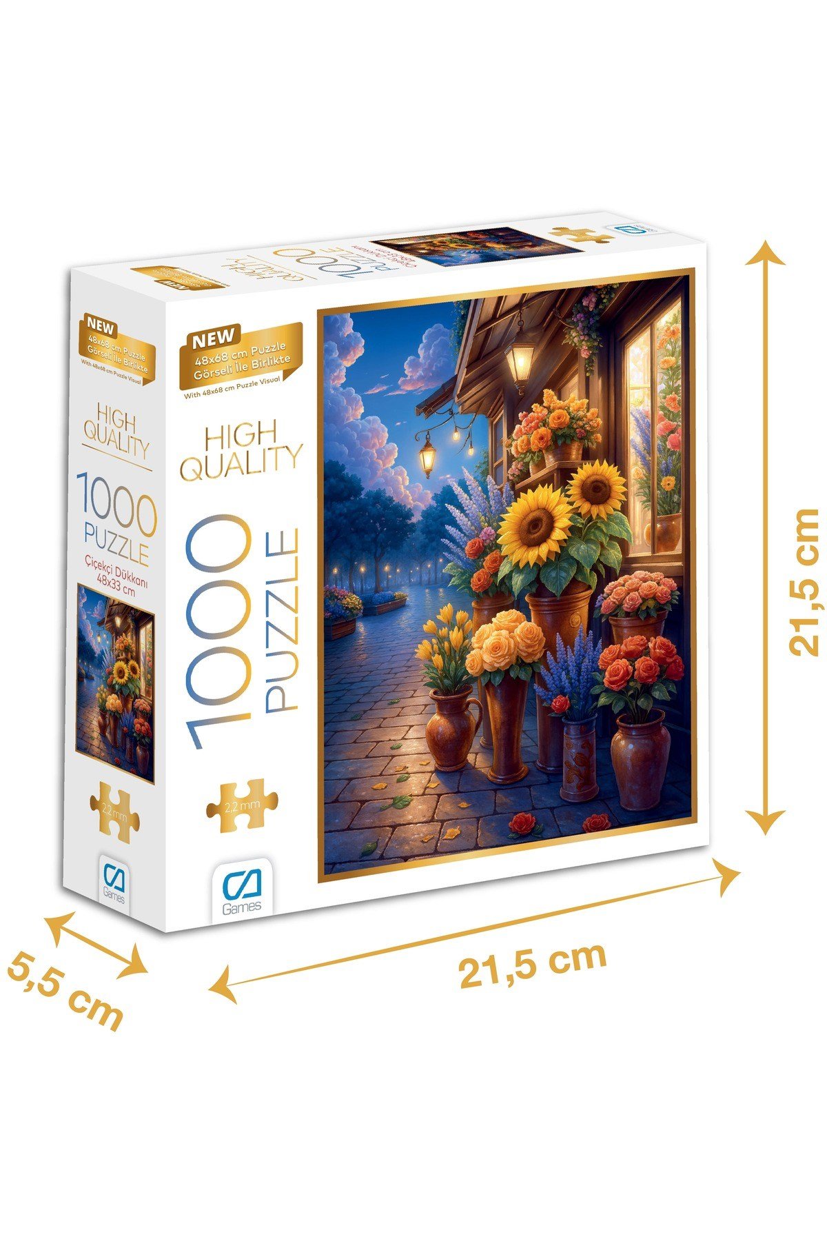 ÇİÇEKÇİ DÜKKANI PUZZLE 1000 PARÇA