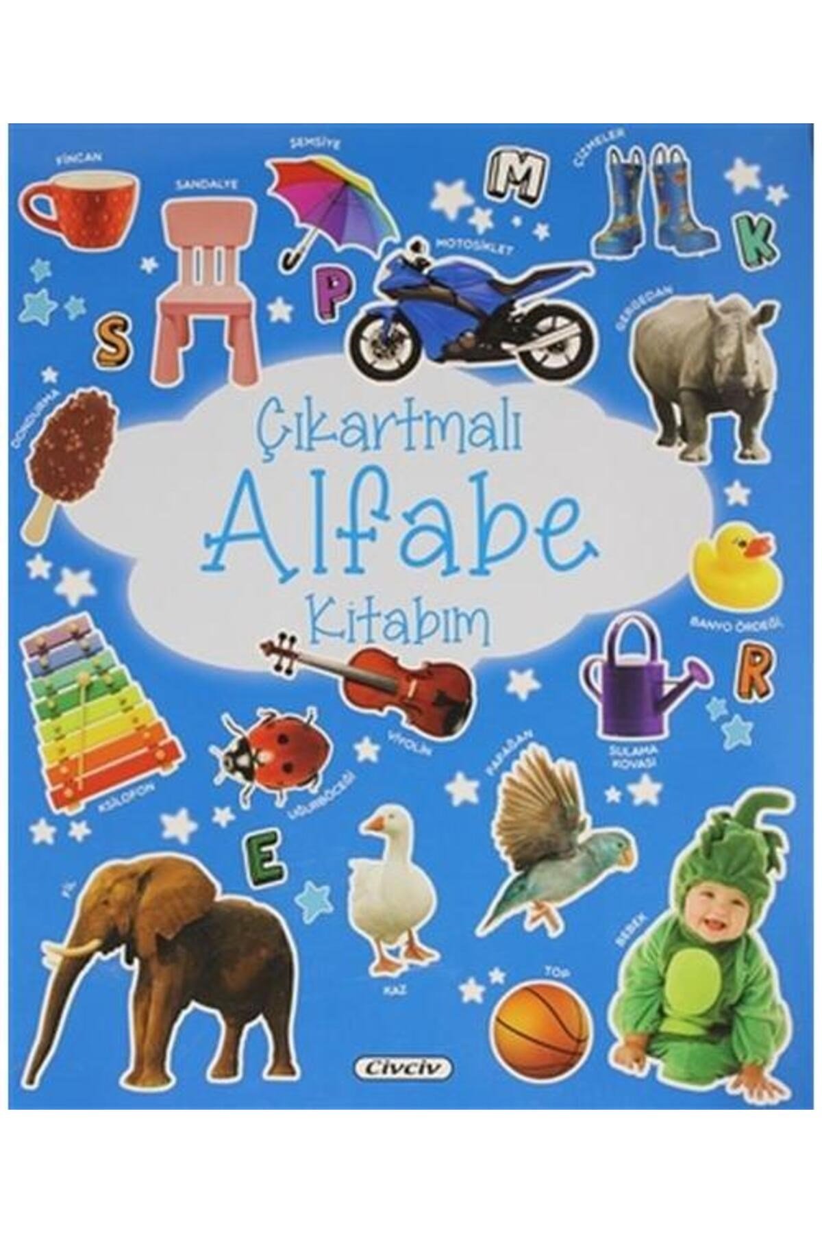 Çıkartmalı Alfabe Kitabım / / Kolektif
