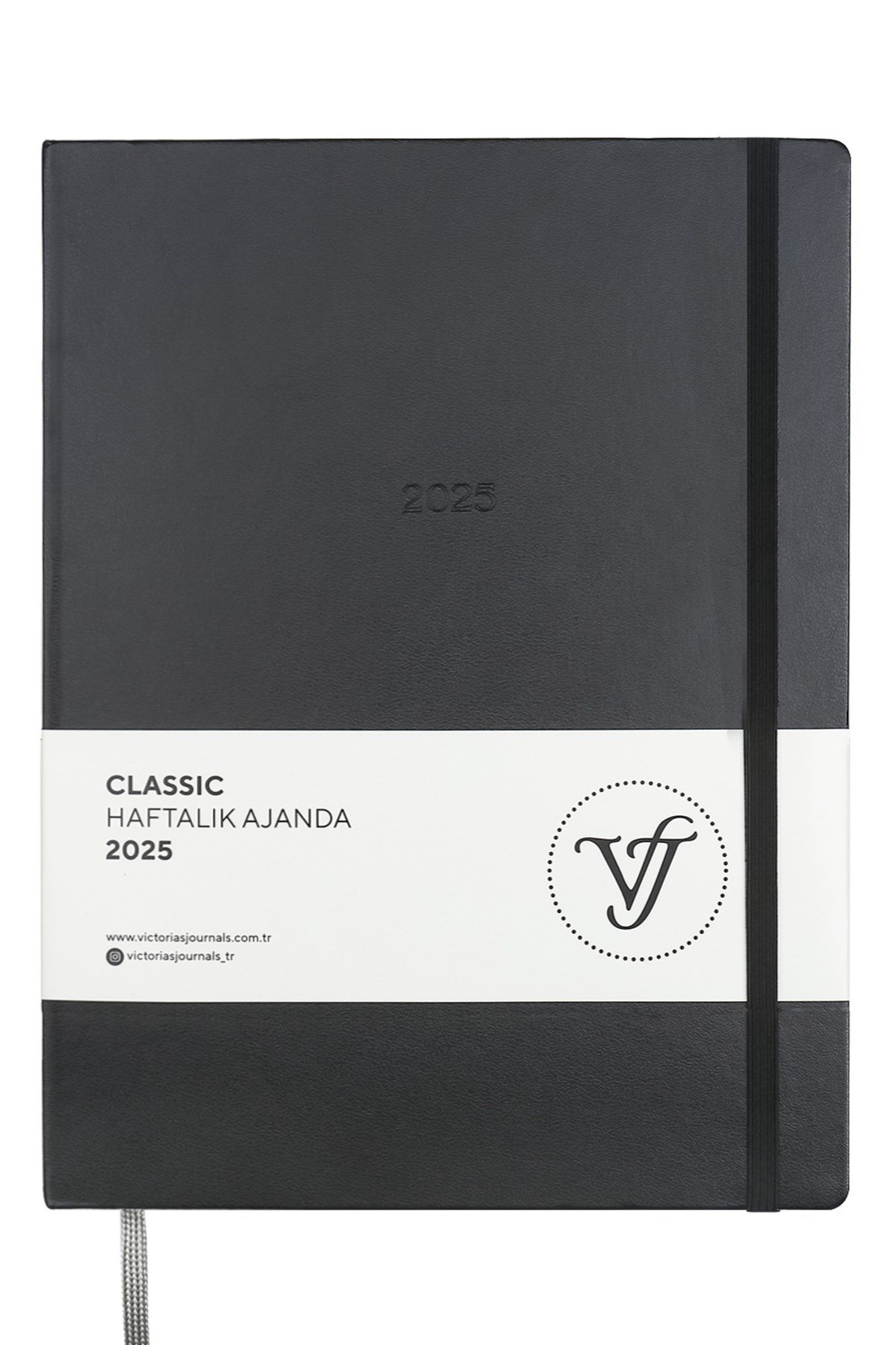 Classic 2025 Haftalık Ajanda A4 (19x25cm) Sert Kapak Ivory 100 gr.