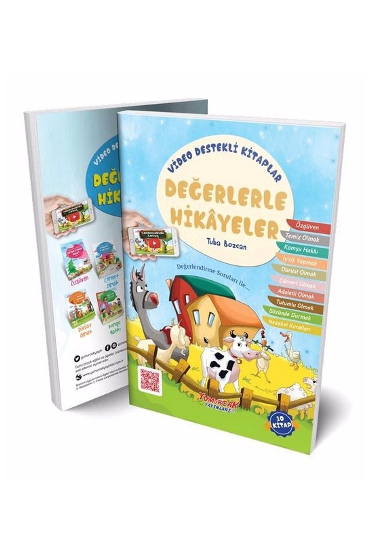 Değerlerle Hikayeler 10 Kitap Takım / / Tuba Bozcan